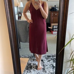 MLM Mali midi silk slip dress